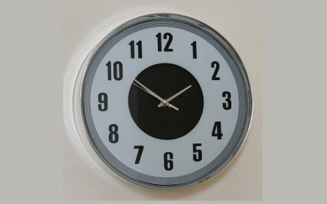 Klok modern wit