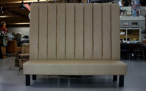 Eetkamerbank hoog taupe