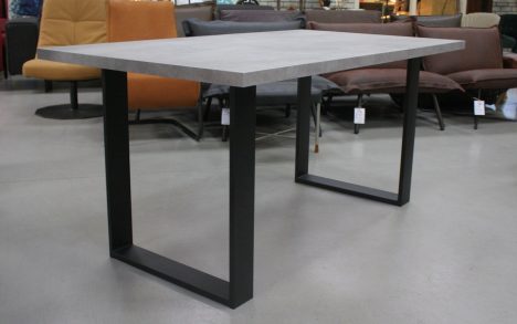Eettafel 160 x 90 melamine betonlook