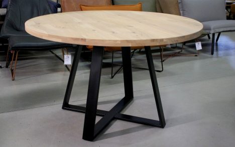 Eettafel Thomas Ø130 cm.