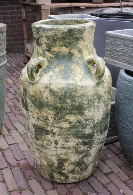 Kruik / amfora aardewerk groen