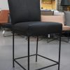 1 barstoelen barkrukken Forward Jess design metaal leer zwart bonanza black hal54