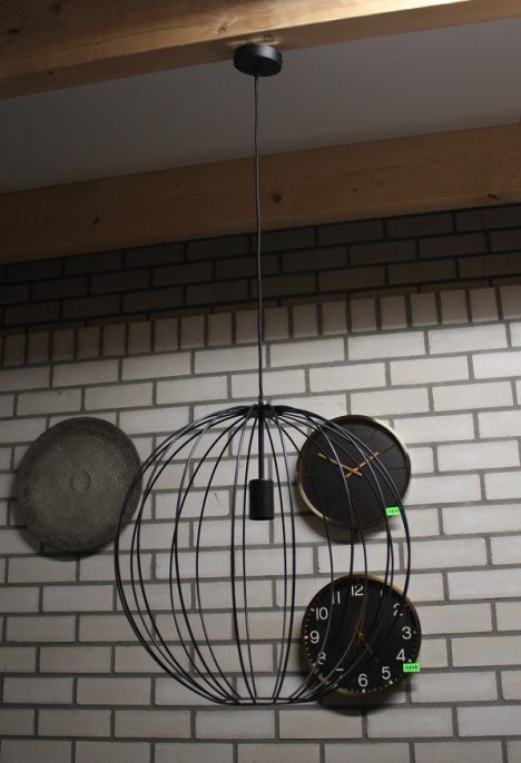 Hanglamp Suden zwart metaal