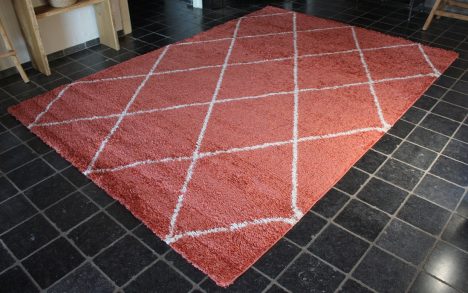 Vloerkleed Alvor Terra 200 x 290 cm.
