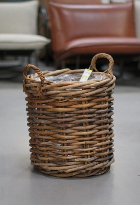 Rotan mand Ø45 cm.