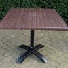 3c terrastafels tuintafels vierkant rond horeca restaurant terras werzalit hout teakhout hal54