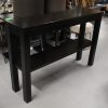 18 dubbele donker houten sidetable haltafel hal54