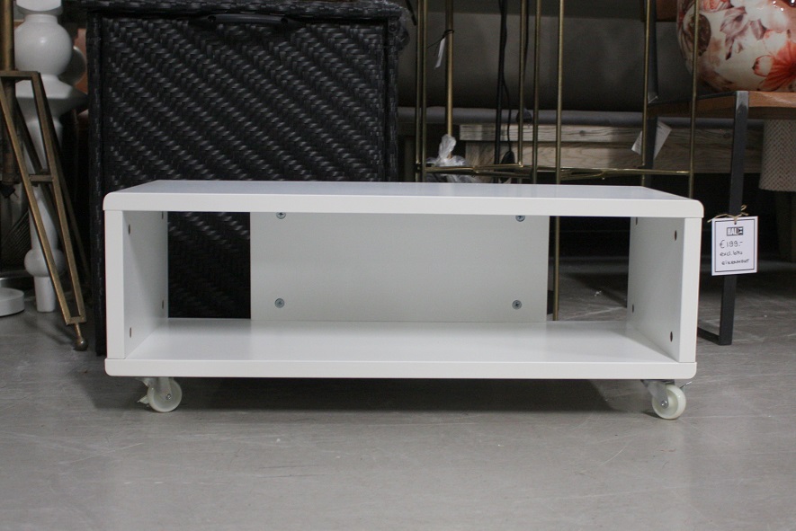 Tv-meubel Bergen wit gelakt MDF