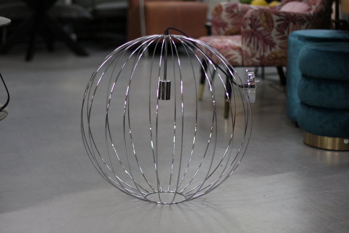 Hanglamp Suden zilver Ø60 cm. Light & Living