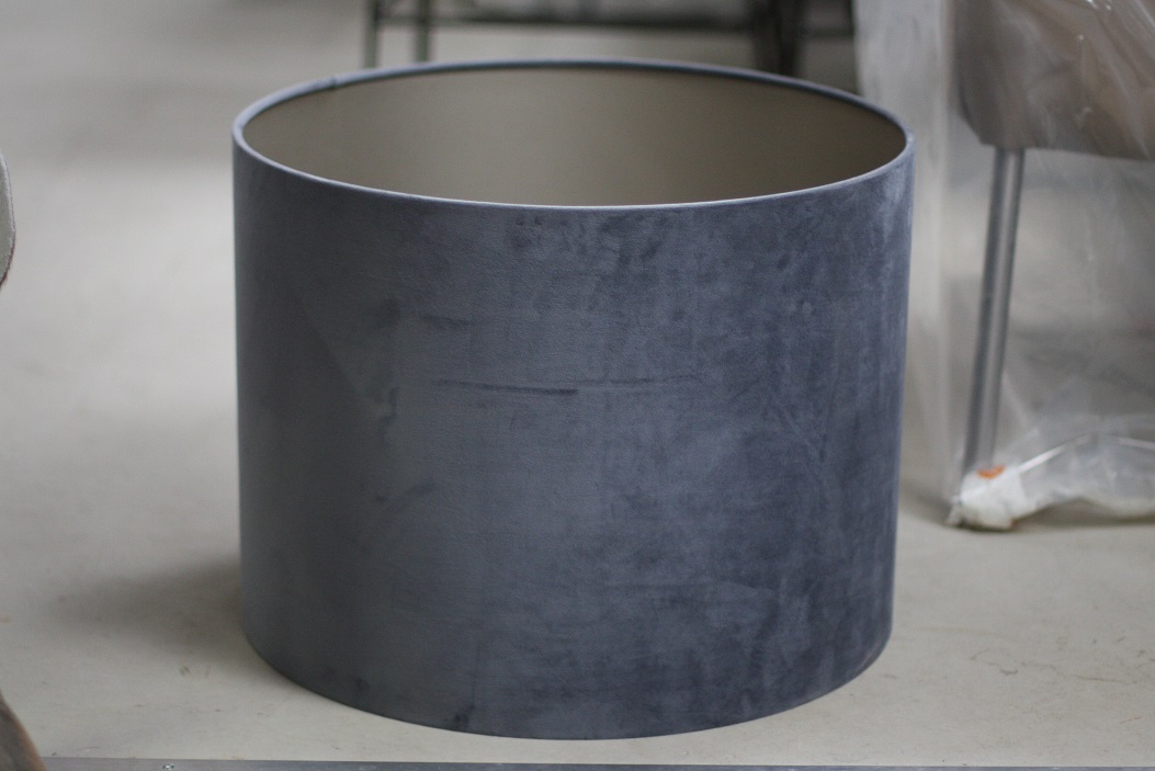 Lampenkap Dusty Blue Light & Living velours Ø50 x 38
