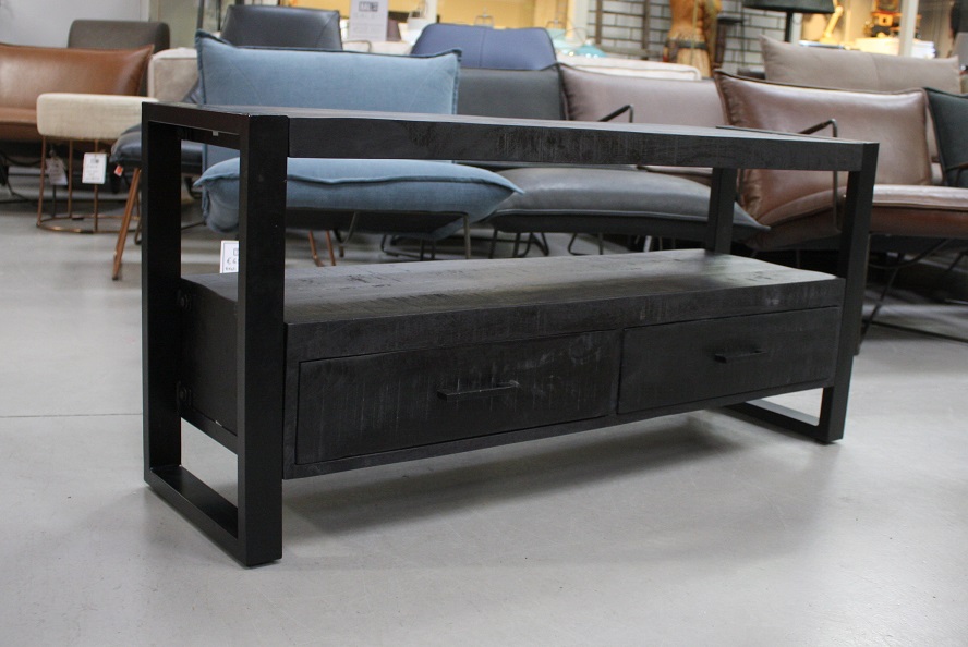 Tv meubel Jip zwart 120 cm.