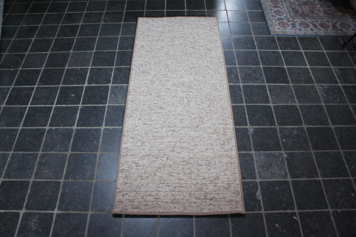 Vloerkleed / loper Wolly beige 80x200