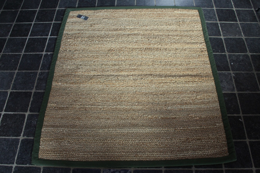 Vloerkleed Jute Label51 Army Green 140x160