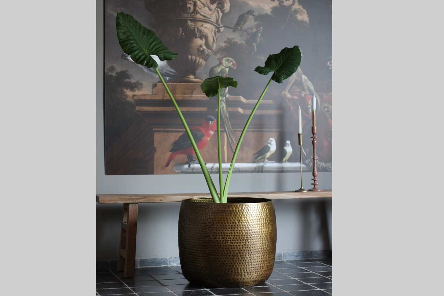 Bloempot Nerja Brass Ø59 cm.