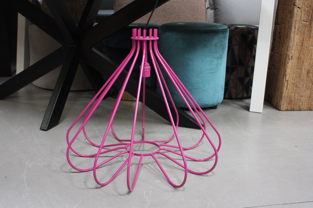 Hanglamp metaal Fuchsia