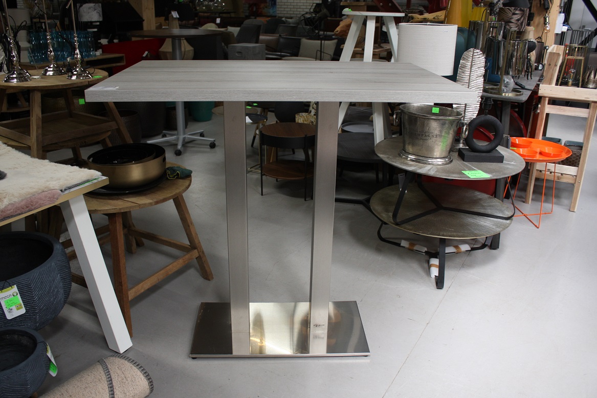 Bartafel / statafel met dubbele voet