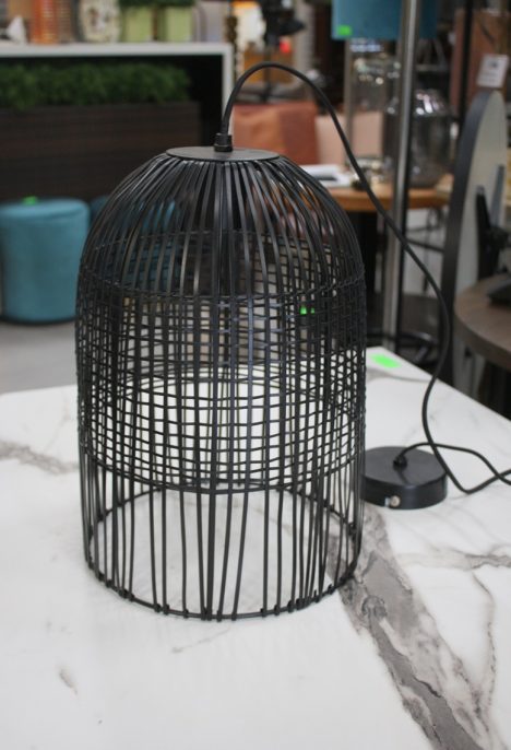 Hanglamp zwart metaal