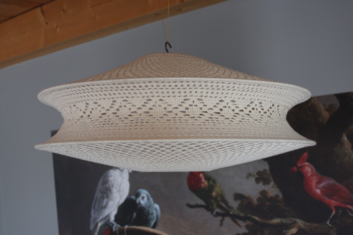 Lampenkap gehaakt Tarida Ø60 x 25 cm.
