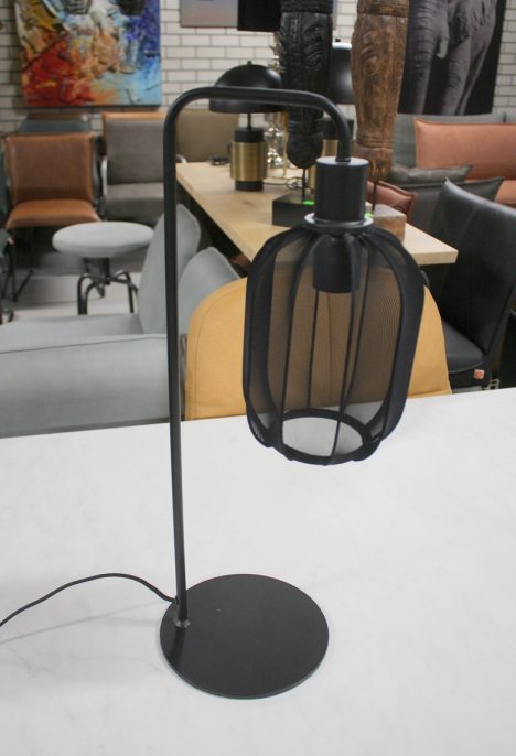 Tafellamp zwart transparant