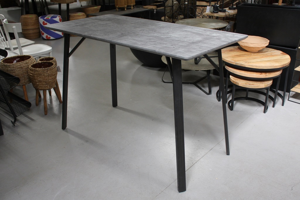 Bartafel 3D betonlook 140x70