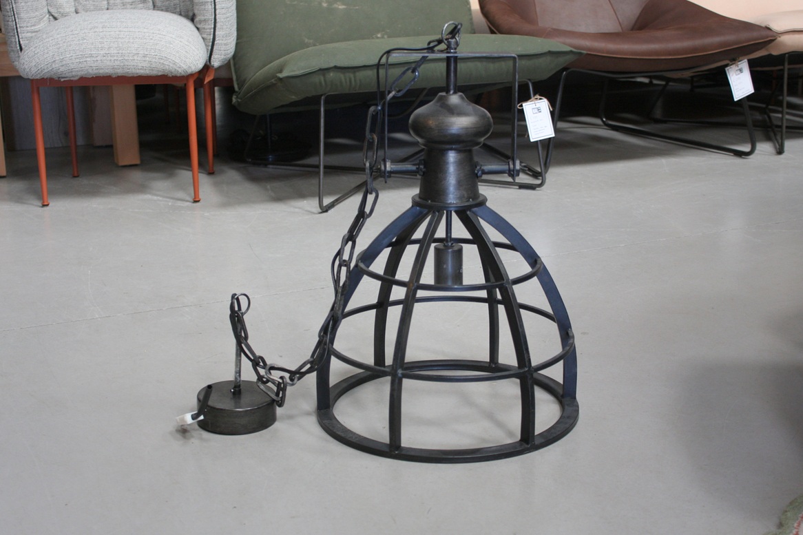Hanglamp Amy antiek zwart Light & Living
