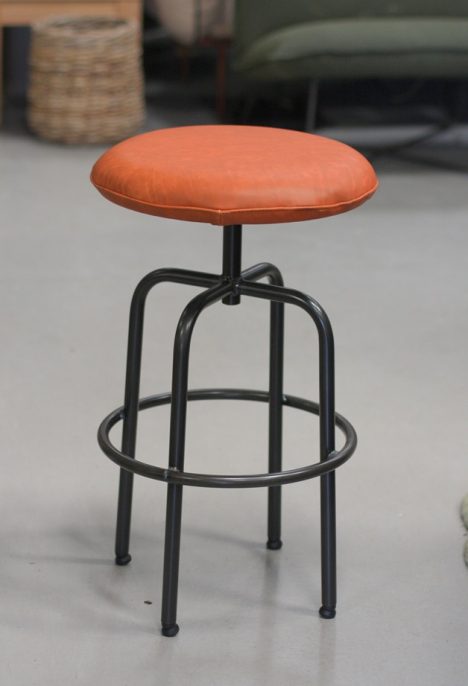 Barstoel Zipp Jess Design (cognac)