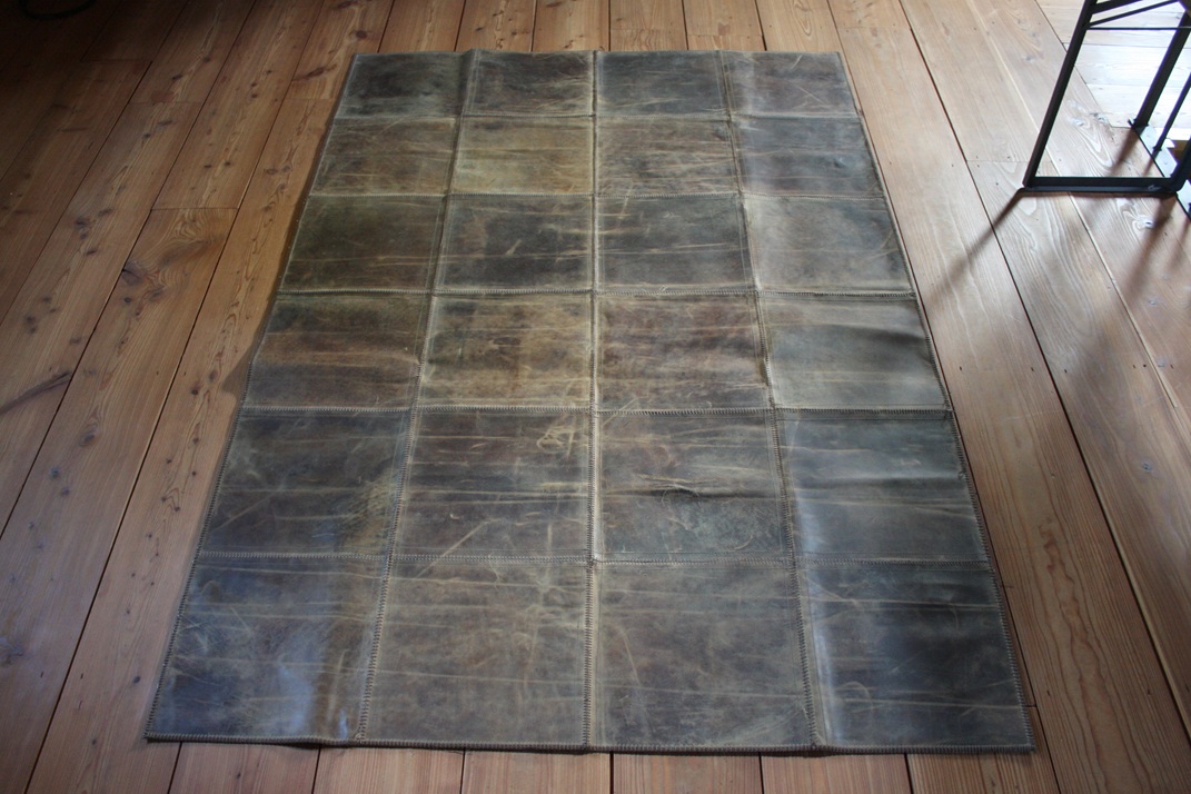 Vloerkleed leer 158x238