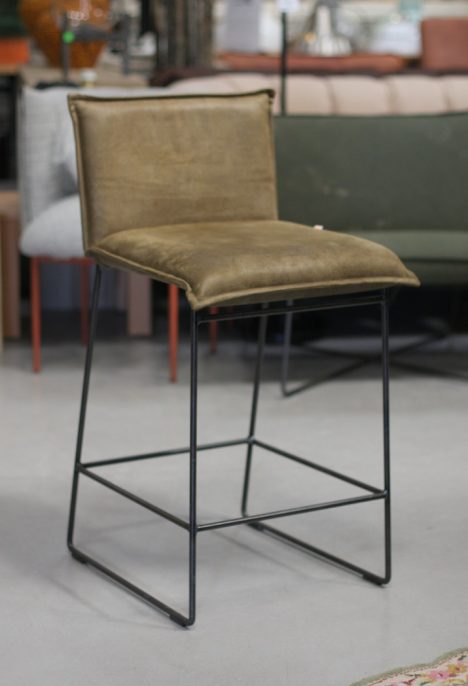 Barstoel Amy Jess Design (groene stof)